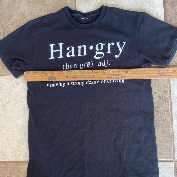 Funny Hangry T-shirt - Picture 3 of 4